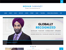 Tablet Screenshot of mohansawhney.com